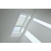 VELUX Plissee FHL C02 1285SWL himmelblau, Schiene weiß 55x78cm