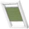 VELUX Plissee FHL S04 1280S moosgrün, Schiene alu 114x98cm