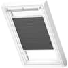 VELUX Plissee FHL PK06 1274SWL graphit, Schiene weiß 94x118cm