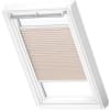 VELUX Plissee FHL C02 1275SWL leinen, Schiene weiß 55x78cm