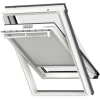 VELUX Vorteils-Set FOP (Markise + Wabenplissee) CK04 1045S weiß/schwarz, Schiene alu 55x98cm