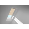 VELUX Dachfenster Rollo RFL CK04 4155SWL sandbeige, Schiene weiß 55x98cm