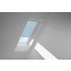 VELUX Dachfenster Rollo RFL C02 4166SWL himmelblau, Schiene weiß 55x78cm