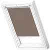 VELUX Dachfenster Rollo RFL U08 4163SWL nougat, Schiene weiß 134x140cm