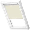 VELUX Dachfenster Rollo mit Haltekrallen RG 023 1086 hellbeige, Schiene alu 55x104cm