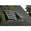 VELUX Integra Solar-Hitzeschutz-Markise Verdunkelung SSS UK08 0000S Aluminium Dunkelgrau 134x140 cm