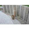 casafino Granit Palisade grau allseits gespalten und gespitzt 12 x 12 x 75 cm