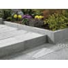 casafino Gletschergneis Bordstein grau 8 x 25 x 100 cm