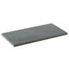 casafino Keramik PLUS Terrassenplatte Serie Stein, grauschwarz-nuanciert, 80 x 40 x 3 cm