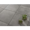 casafino Keramik Terrassenplatte Serie Beton, grau 60 x 60 x 2 cm