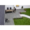 casafino Keramik Terrassenplatte Serie Beton, grau 60 x 60 x 2 cm