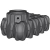 Graf Regenwasser-Flachtank Platin  1.500 l
