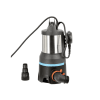 GARDENA Schmutzwasser-Tauchpumpe 25000    32 mm; 38 mm; 50 mm silber; schwarz  1,1 bar 09046-61