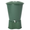 Graf Regentonne 210 l rund, grün, m. Deckel und Hahn