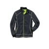 Scheibler Professional Damen-Sweatjacke Dunkelgrau/Neongrün Größe S