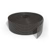 Valut Lüftungsband 100 mm x 60 m, braun PVC, gelocht, Vogelschutzgitter