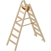 Layher Holzstehleiter 1020 2 x 7  Stufen Länge 1,87 m