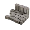 Braun Pflasterstein ARENA 8 cm grau-schattiert, getrommelt, Big Bag