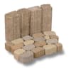 Braun Pflasterstein ARENA 8 cm grau-schattiert, getrommelt, Big Bag