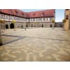 Braun Pflasterstein TEGULA mit Sinus-Distanzer, 7 cm, lose, anthrazit