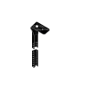 Knauf Nonius-Hänger-Oberteil C3-C5M 200 mm gebogen