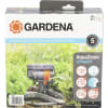GARDENA Viereckregner AquaZoom compact   Rasensprenger, Sprinkler Reichweite 3-18m 18708-20
