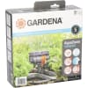 GARDENA Viereckregner AquaZoom compact   Rasensprenger, Sprinkler Reichweite 3-18m 18708-20