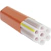 Hexaspeed Mikrorohrverband PE-HD 7x12x2,0 mm, orange, 1.000 m