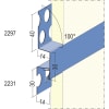Protektor Dehnungsfugen-/Überhangprofil für Innen- und Außenputz ab 14 mm