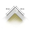 Protektor Kompositprofil ARCH-FLEX 100 für Rundbögen im Trockenbau Eingeschnittenes Profil für Rundbögen, Rolle