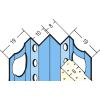 Protektor Inneneckprofil für Innenputz 8 mm, eckige Kante