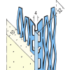 Protektor Kantenprofil Nr. 1047 für Innen- und Außenputz 10 mm, runder Kopf 250 cm
