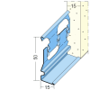 Protektor Sockelprofil für Innenputz 15 mm