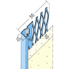 Protektor Abschlussprofil Nr. 1231 für Innenputz 10 mm 300 cm