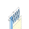 Protektor Abschlussprofil Nr. 1235 für Innenputz 10 mm 250 cm
