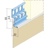 Protektor Metallanschlussprofil für Außenputz 20 mm