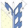 Protektor Kantenprofil Nr. 2212 für Innen- und Außenputz 12 mm, runder Kopf 300 cm