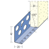 Protektor Sockelprofil für Innen- und Außenputz 20 mm
