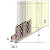 Protektor Einfassprofil mit Gewebe für Putzträgerplatten 12,5 mm/6 mm