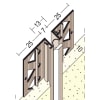Protektor Bewegungsfugenprofil für Innenputz 10 mm, Fläche/Ecke