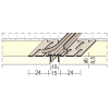 Protektor Bewegungsfugenprofil für Trockenbau ab 9,5 mm GK, Fläche