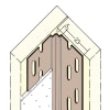 Protektor Flexibles Inneneckprofil für Trockenbau zum einspachteln