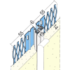Protektor Bewegungsfugenprofil für Innen- und Außenputz ab 14 mm, Fläche