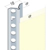 Protektor Putzlehre für Innenputz ab 8 mm, Alu 275 cm