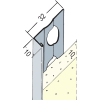 Protektor Abschlussprofil Nr. 9111 für Innen- und Außenputz ab 10 mm 250 cm