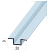 Protektor Alu-Hutprofil eloxiert 9 x 30 mm