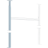 Protektor Teleskopstütze 75 x 50 x 4 mm 3,72 - 4,0 m