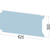 Protektor UK-Verstärkungsplatte 625x300 mm