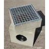 Mertens Hofablauf komplett, Beton, Rost verzinkt, A 15, KG-Muffe DN100, Laubfang PVC