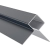 JH HardiePlank MetalTrim Zierleisten Außenecke Anthrazitgrau 3m x 20mm